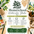 Homeschool Watercolor Studio