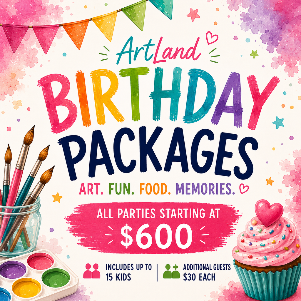 🎨 ArtLand Birthday Parties