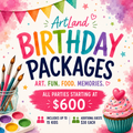 🎨 ArtLand Birthday Parties